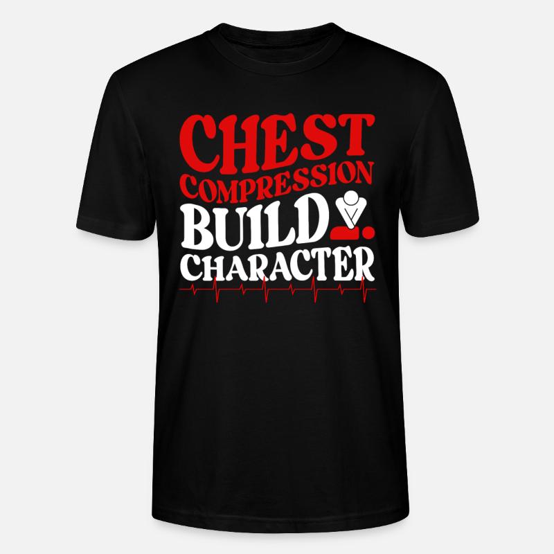 CPR Instructor - Stanley/Stella CRAFTER Unisex Organic T-Shirt - black