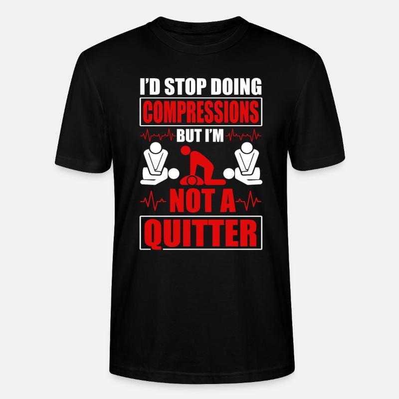 CPR Instructor - Stanley/Stella Unisex Bio-T-Shirt CRAFTER - Schwarz