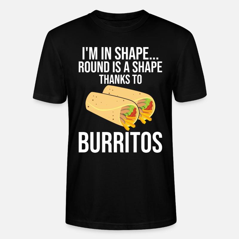 Burrito Gift - Stanley/Stella Unisex Bio-T-Shirt CRAFTER - Schwarz