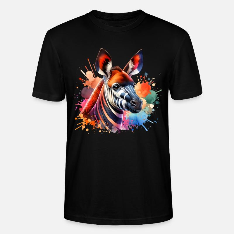 Okapi - Stanley/Stella Unisex Bio-T-Shirt CRAFTER - Schwarz