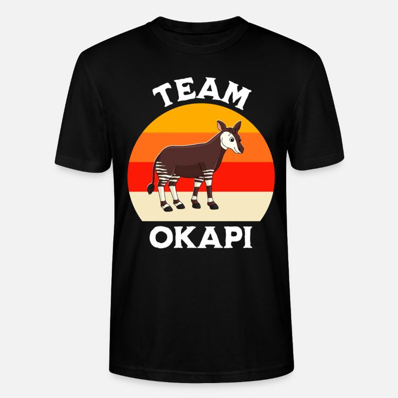 Okapi - Stanley/Stella Unisex Bio-T-Shirt CRAFTER - Schwarz