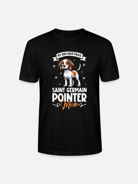 Braque Saint-Germain Mom - Stanley/Stella CRAFTER Unisex Organic T-Shirt - black
