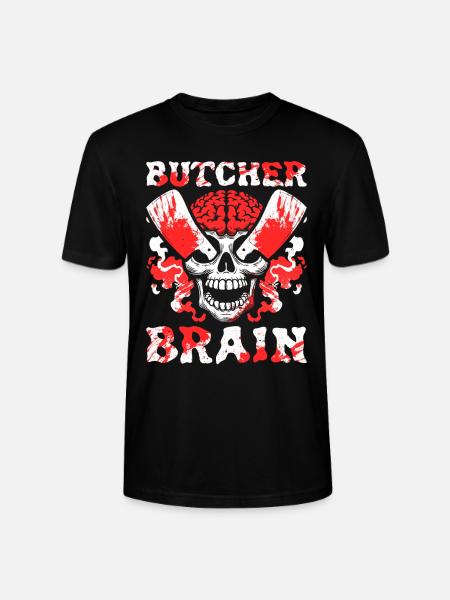 Boucher, boucher, boucher, crâne - T-shirt bio CRAFTER Stanley Stella Unisexe - noir