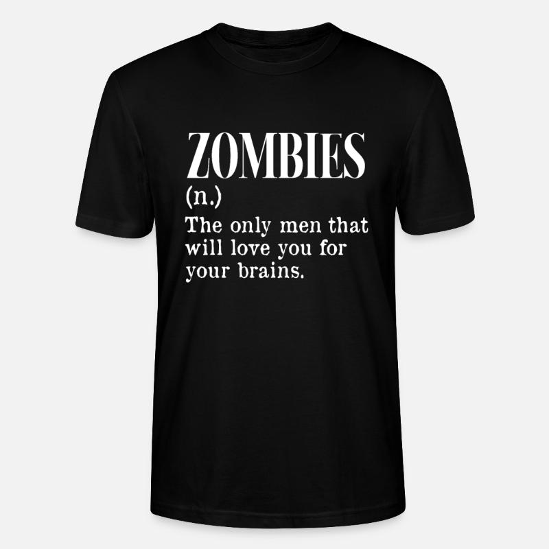 Zombie Zombie-Jäger Zombieapokalypse Geschenk - Stanley/Stella Unisex Bio-T-Shirt CRAFTER - Schwarz