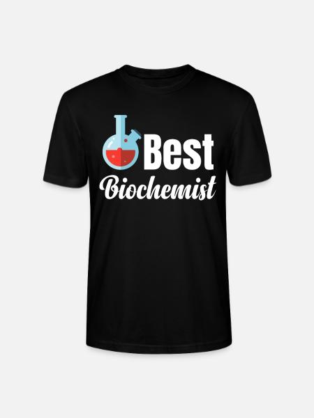 Best Biochemistry Funny Scientist - Stanley/Stella CRAFTER Unisex Organic T-Shirt - black