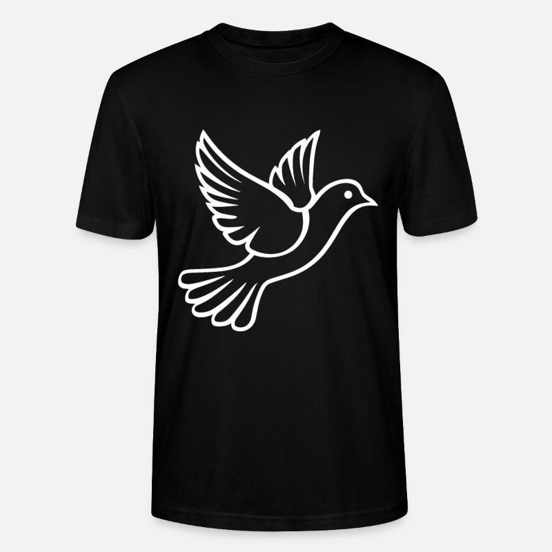 Taube - Stanley/Stella Unisex Bio-T-Shirt CRAFTER - Schwarz
