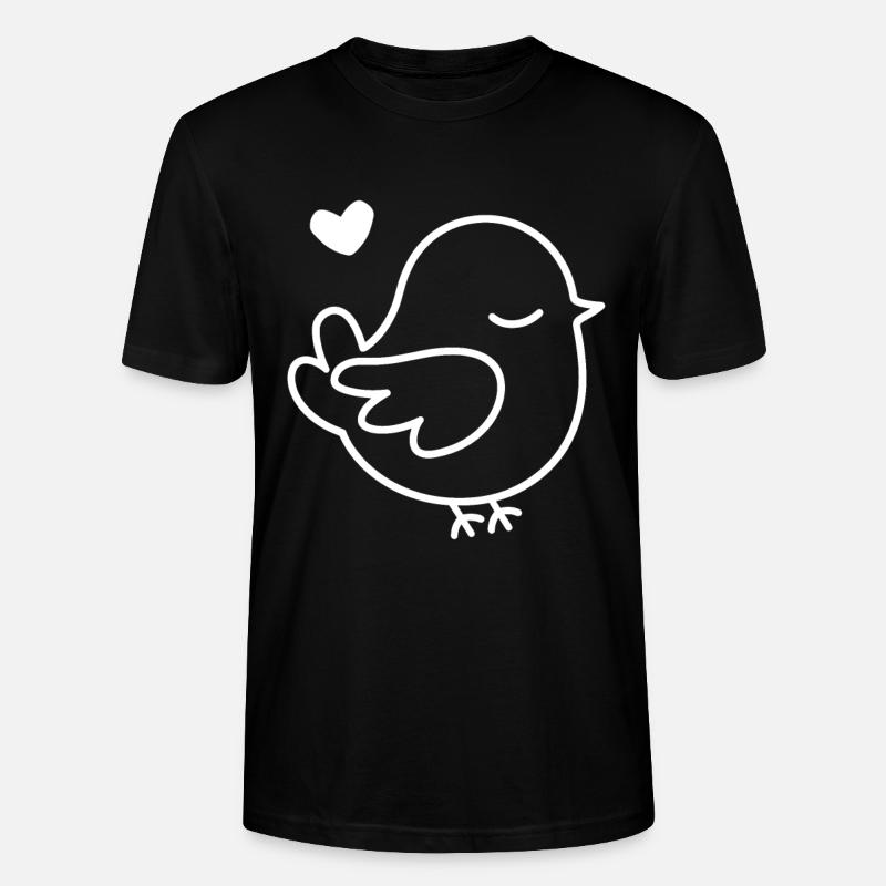 Taube - Stanley/Stella Unisex Bio-T-Shirt CRAFTER - Schwarz
