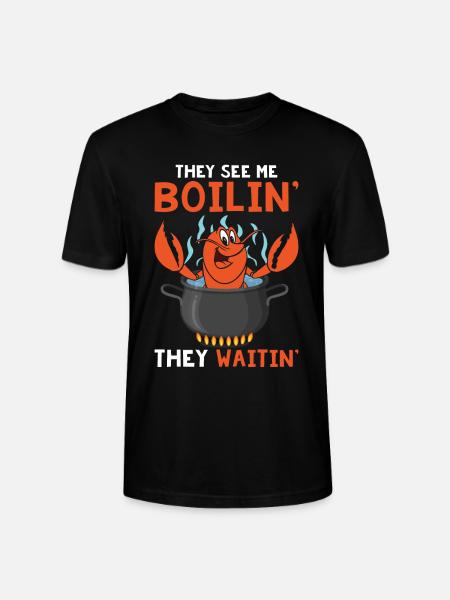 Crawfish Hot Tub - Stanley/Stella Unisex Bio-T-Shirt CRAFTER - Schwarz