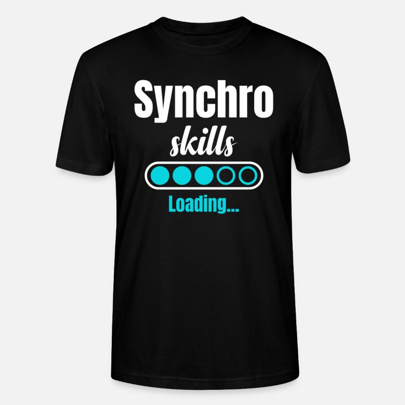 Synchro-skills Werden Geladen.. Synchronschwimmen - Stanley/Stella Unisex Bio-T-Shirt CRAFTER - Schwarz