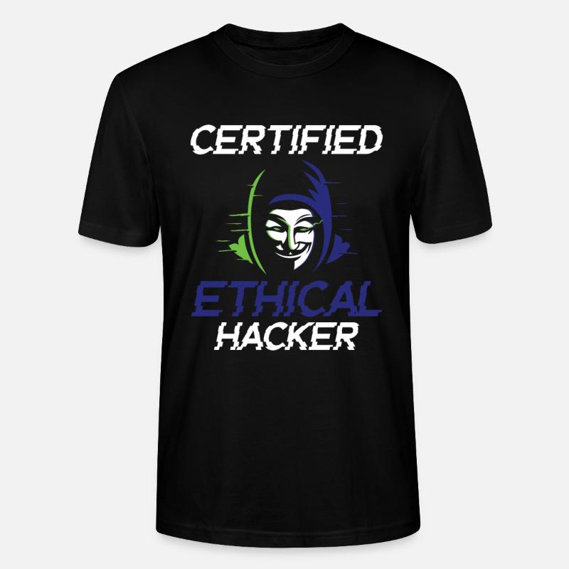 Certified Ethical Hacker - Ethical Hacker - Stanley/Stella Unisex Bio-T-Shirt CRAFTER - Schwarz