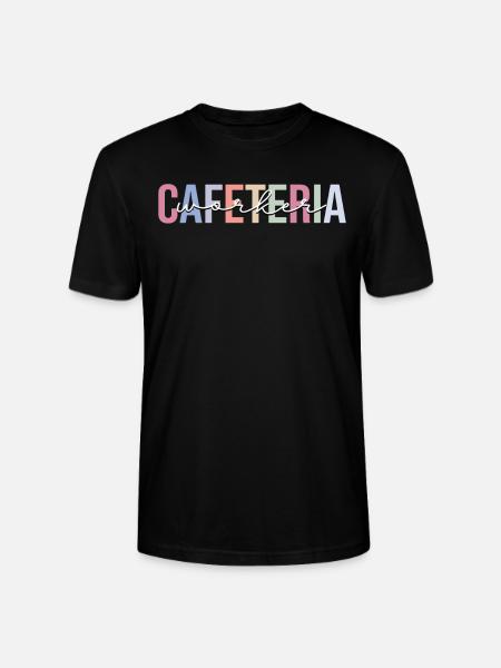 Cafeteria employee Lunch Lady - Stanley/Stella CRAFTER Unisex Organic T-Shirt - black
