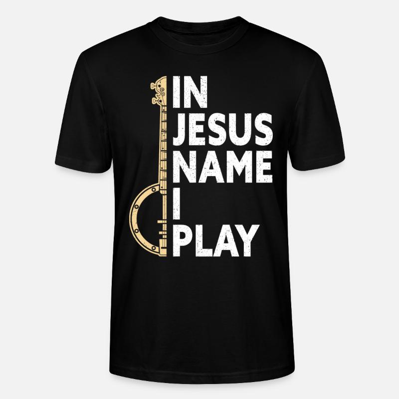 Bluegrass Banjo - T-shirt bio CRAFTER Stanley Stella Unisexe - noir