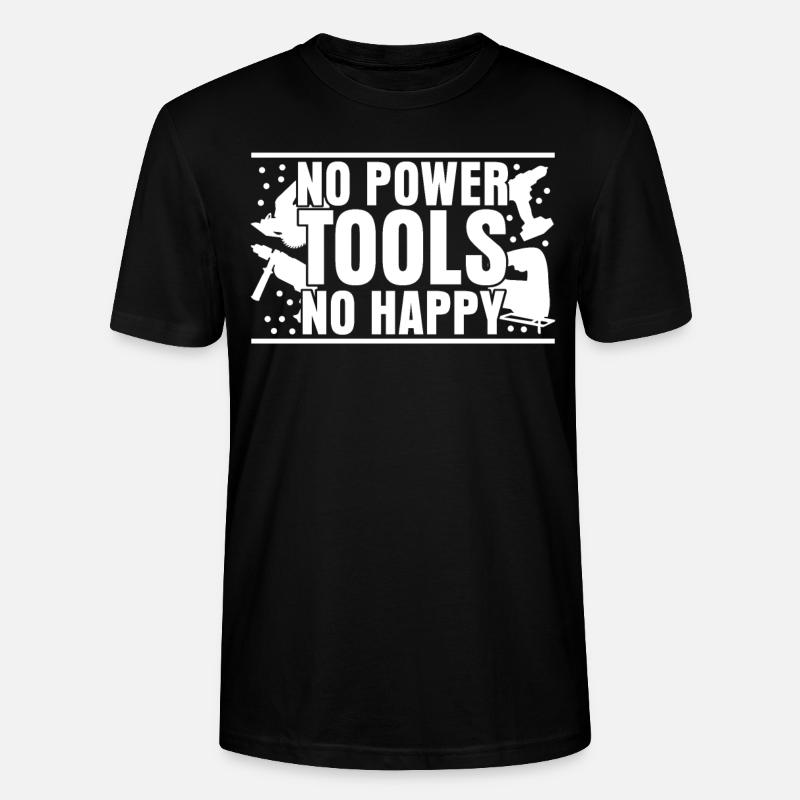 Power Tools Best Electric Tools - Stanley/Stella Unisex Bio-T-Shirt CRAFTER - Schwarz