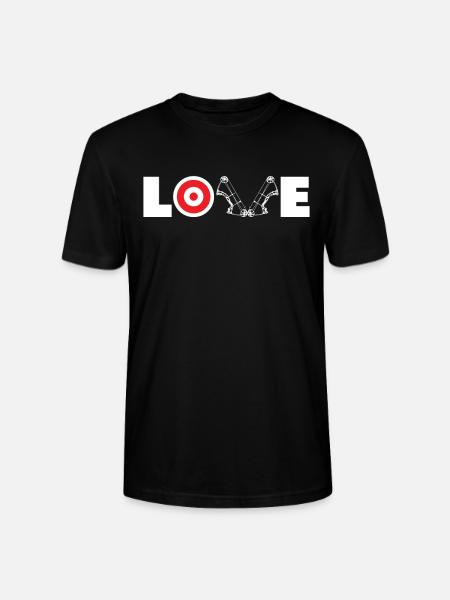 Love Archery Archery - Stanley/Stella CRAFTER Unisex Organic T-Shirt - black