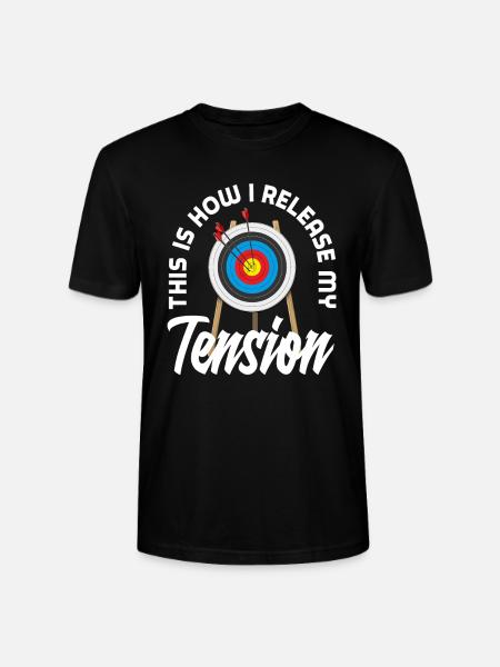 Archer Saying Archery - Stanley/Stella CRAFTER Unisex Organic T-Shirt - black