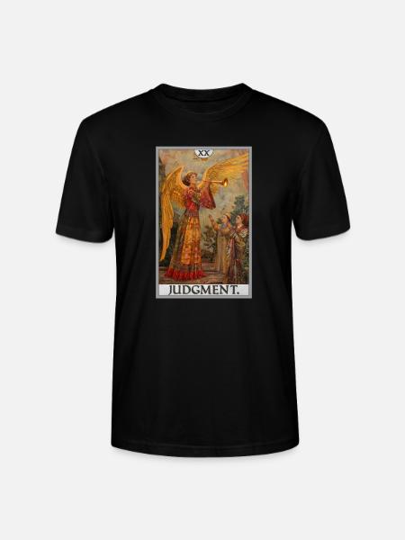 Tarotkarten Tarotkarte 20 Judgment Gericht - Stanley/Stella Unisex Bio-T-Shirt CRAFTER - Schwarz