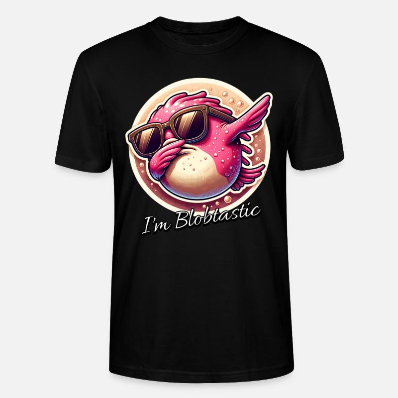 Blobfisch Spruch Blobfish - Stanley/Stella Unisex Bio-T-Shirt CRAFTER - Schwarz