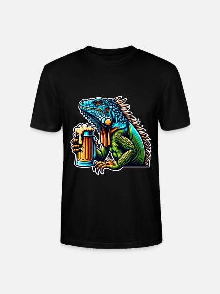 Bière Iguana - T-shirt bio CRAFTER Stanley Stella Unisexe - noir