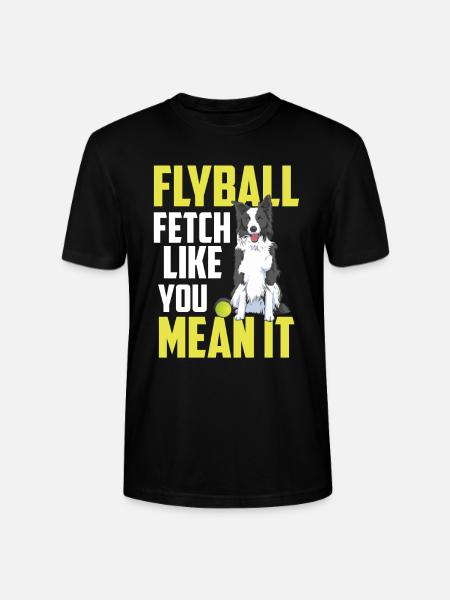 Flyball Canine Sport Agility Parcour Dog - Stanley Stella CRAFTER unisex økologisk-T-shirt - sort