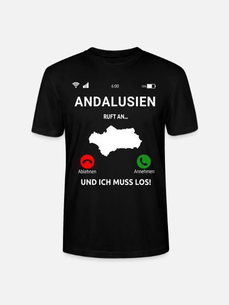Andalusien Spanien Urlaub Idee - Stanley/Stella Unisex Bio-T-Shirt CRAFTER - Schwarz