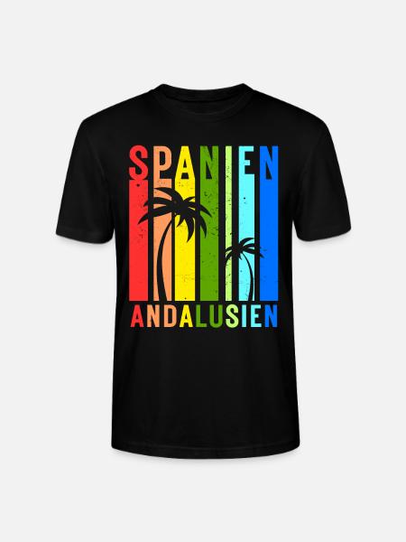 Andalusien Spanien Urlaub Idee - Stanley/Stella Unisex Bio-T-Shirt CRAFTER - Schwarz