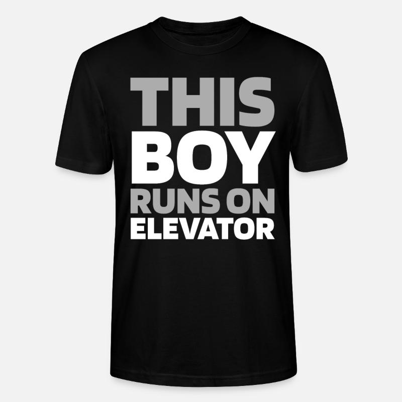 Elevator Elevator - Stanley/Stella CRAFTER Unisex Organic T-Shirt - black
