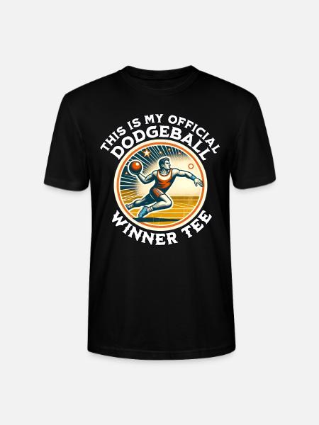 Dodgeball Player - Stanley/Stella CRAFTER Unisex Organic T-Shirt - black