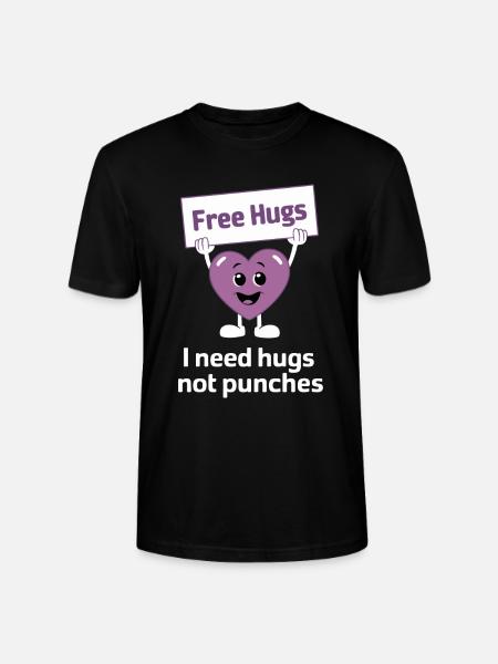Raising awareness of domestic violence - Stanley/Stella CRAFTER Unisex Organic T-Shirt - black