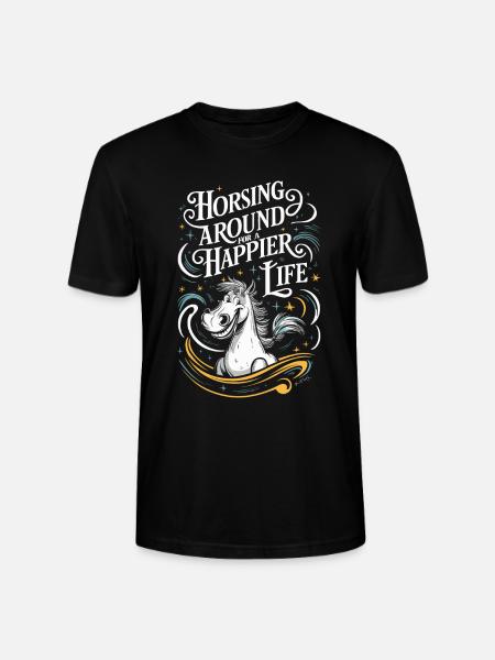 Heilung Durch Pferdetherapie Und Therapeutisches - Stanley/Stella Unisex Bio-T-Shirt CRAFTER - Schwarz