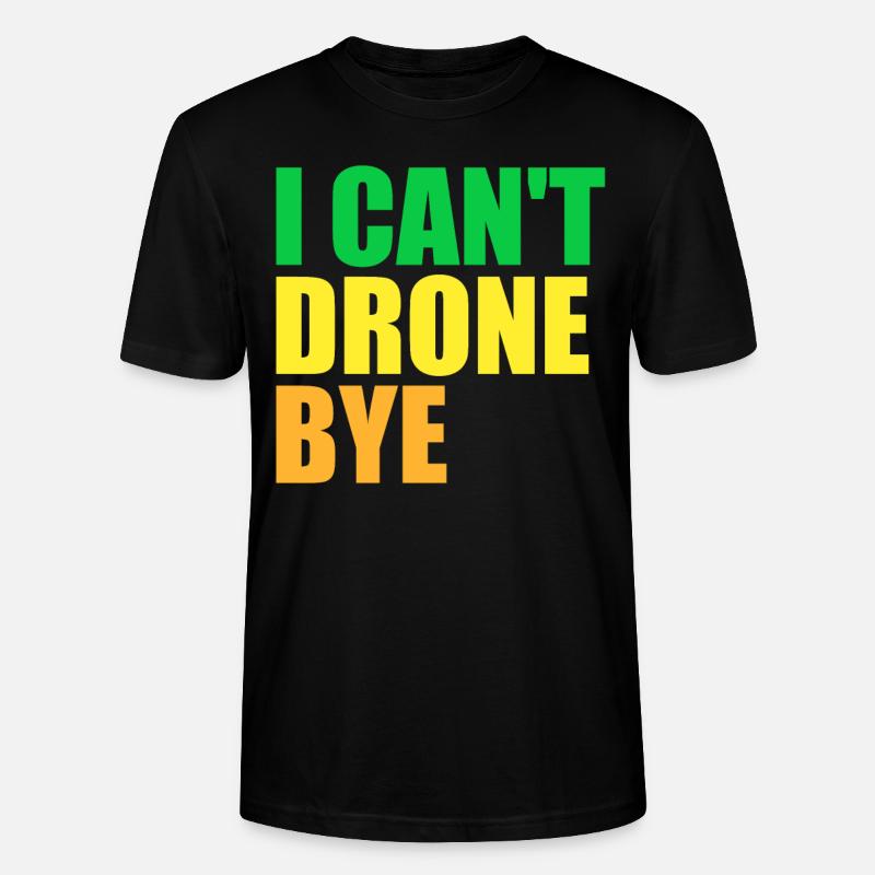 FPV Drone Pilote Drones Quadricoptère - T-shirt bio CRAFTER Stanley Stella Unisexe - noir