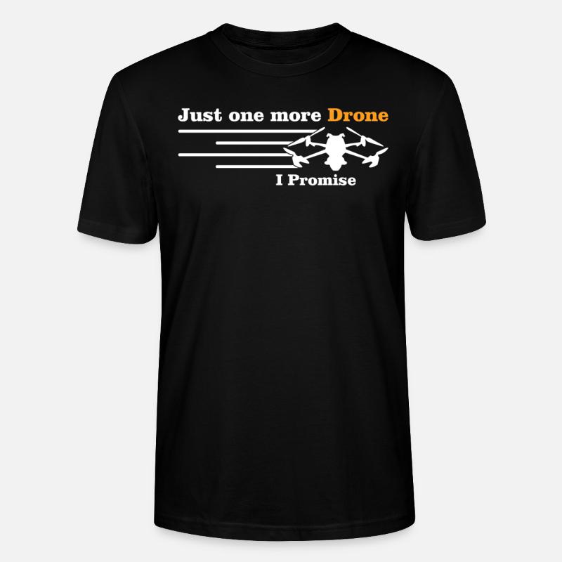 Drones Quadrocopter FPV Drone - Stanley/Stella Unisex Bio-T-Shirt CRAFTER - Schwarz