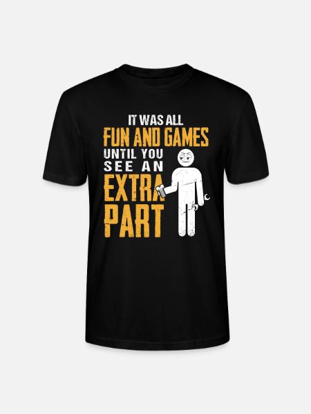 Car mechanic engineer - Stanley/Stella Unisex Bio-T-Shirt CRAFTER - Schwarz