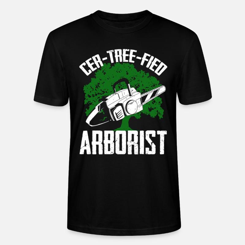 Élagueur d’arbres - T-shirt bio CRAFTER Stanley Stella Unisexe - noir