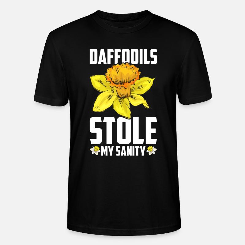 Jonquilles Fleur Jonquille Jonquille - T-shirt bio CRAFTER Stanley Stella Unisexe - noir