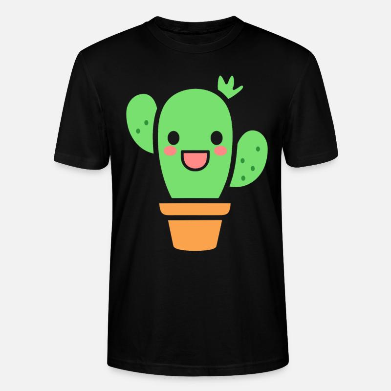 Cactus - T-shirt bio CRAFTER Stanley Stella Unisexe - noir