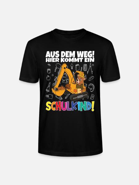 schulkinder outfit erstklassig - Stanley/Stella Unisex Bio-T-Shirt CRAFTER - Schwarz