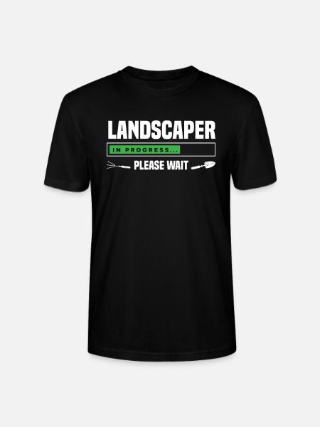 Landscape gardener in training - Stanley/Stella CRAFTER Unisex Organic T-Shirt - black