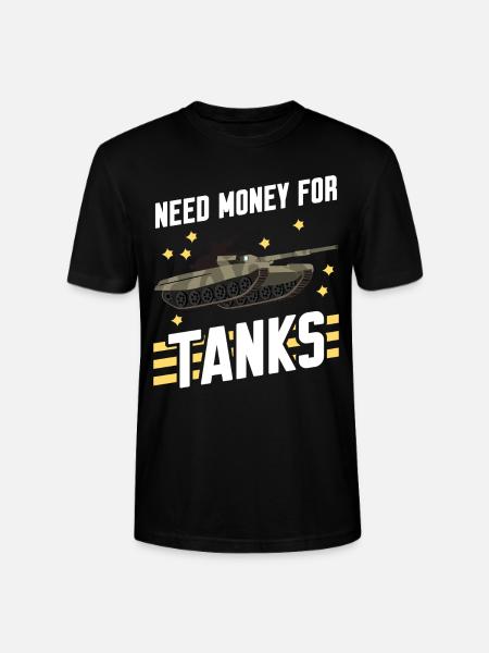 Tank Driver Combat Tank - Stanley/Stella CRAFTER Unisex Organic T-Shirt - black