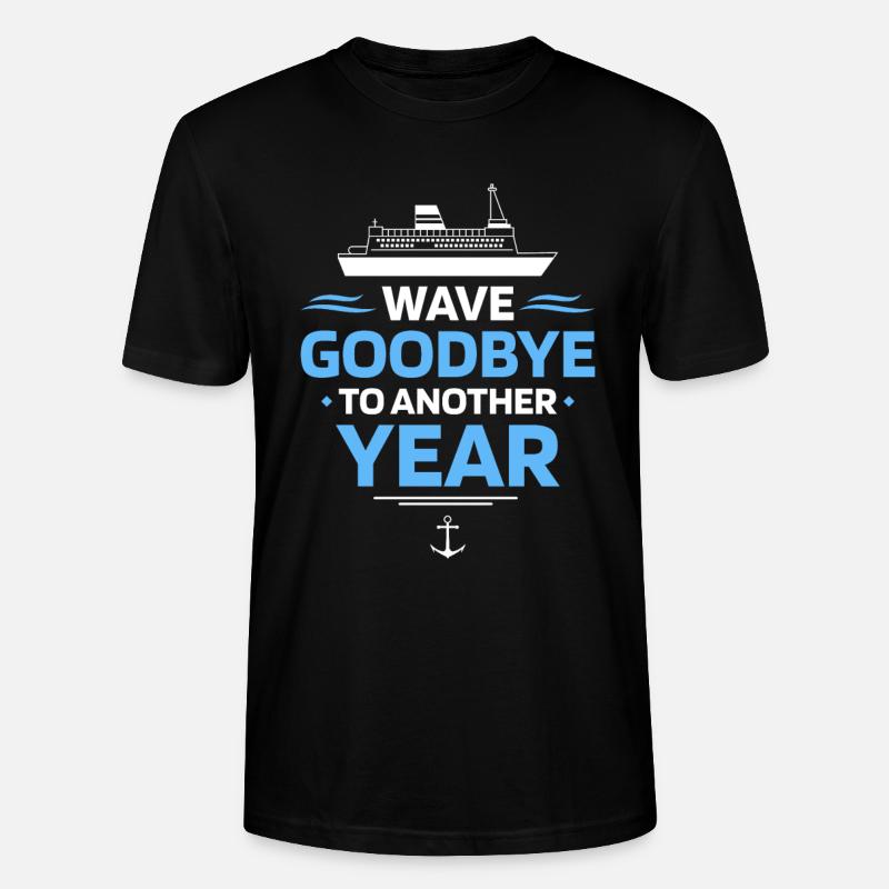 Croisière d’anniversaire à Kreuzfahrt - T-shirt bio CRAFTER Stanley Stella Unisexe - noir