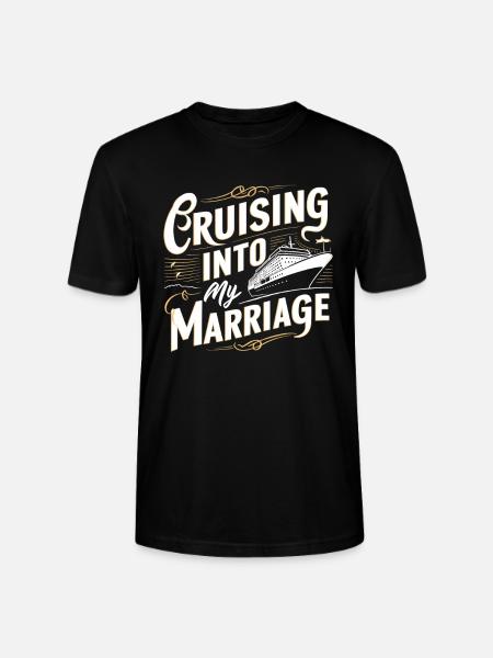 Cruise Married - Stanley/Stella CRAFTER Unisex Organic T-Shirt - black
