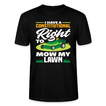 Landschaftsgärtner - Stanley/Stella Unisex Bio-T-Shirt CRAFTER - Schwarz - Vorne - Alina (178cm) & Michal (187cm)