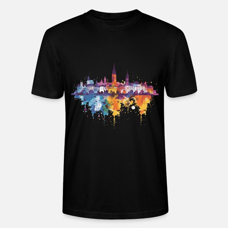 Rheinfelden (Baden) - Stanley/Stella Unisex Bio-T-Shirt CRAFTER - Schwarz
