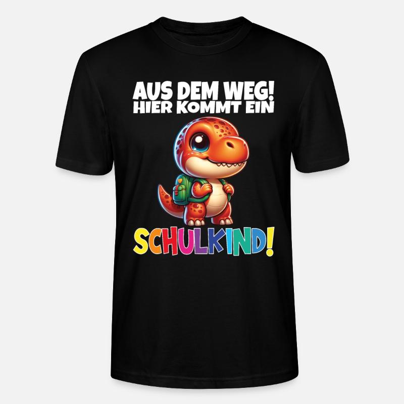 Écolier 2024 entrant à l'école - T-shirt bio CRAFTER Stanley Stella Unisexe - noir