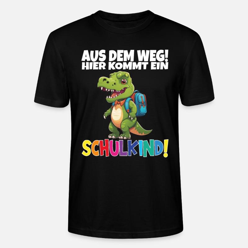 Écolier 2024 entrant à l'école - T-shirt bio CRAFTER Stanley Stella Unisexe - noir