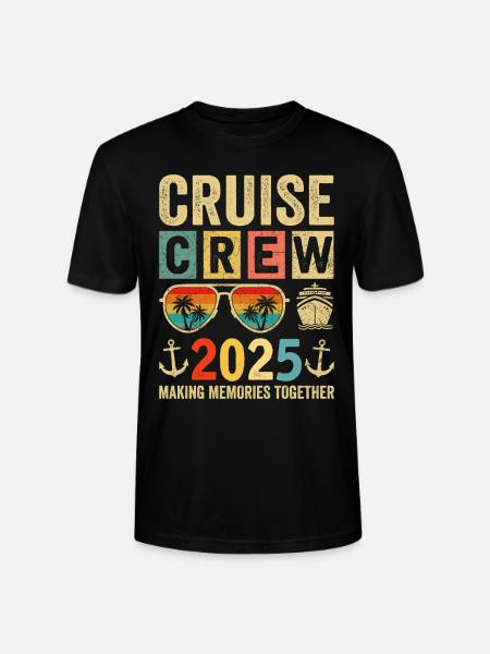 Cruise Crew 2025 - Stanley/Stella CRAFTER Unisex Organic T-Shirt - black