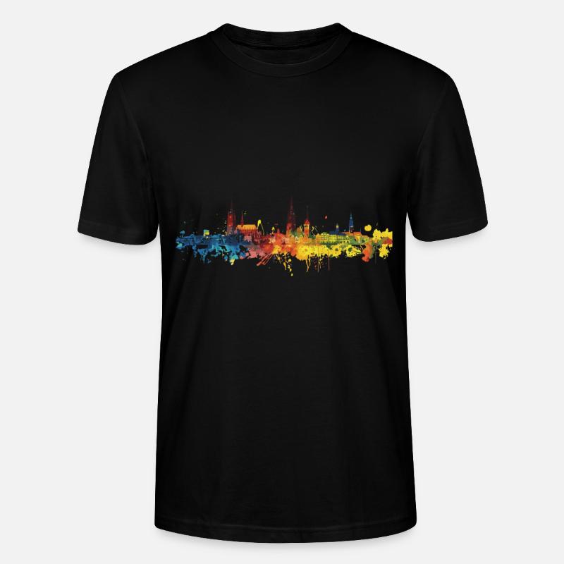 Riesa - Stanley/Stella Unisex Bio-T-Shirt CRAFTER - Schwarz