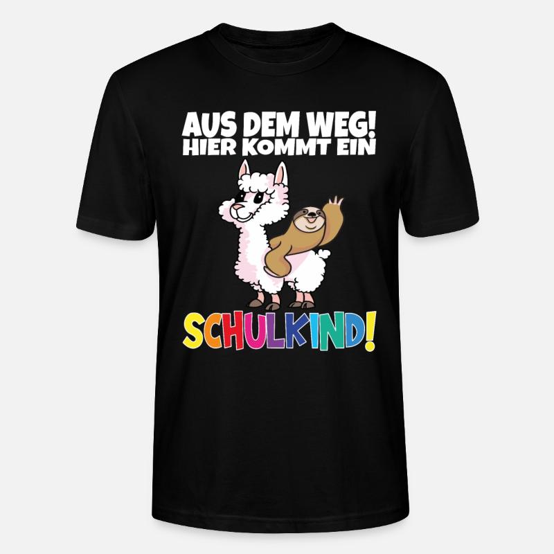 Écolier 2024 entrant à l'école - T-shirt bio CRAFTER Stanley Stella Unisexe - noir