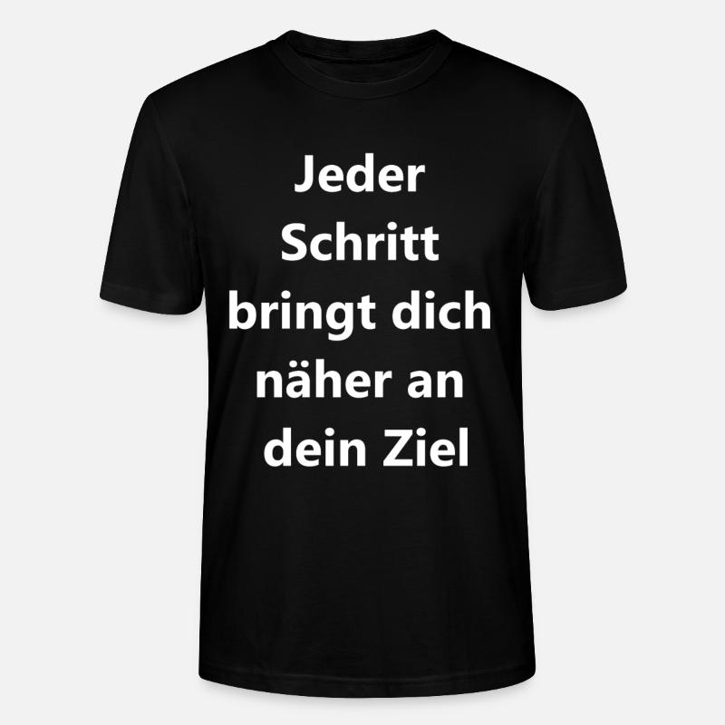 Wanderabenteuer Geschenk - Stanley/Stella Unisex Bio-T-Shirt CRAFTER - Schwarz