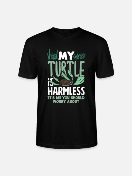 Turtle Sea Turtle Gift - Stanley/Stella CRAFTER Unisex Organic T-Shirt - black
