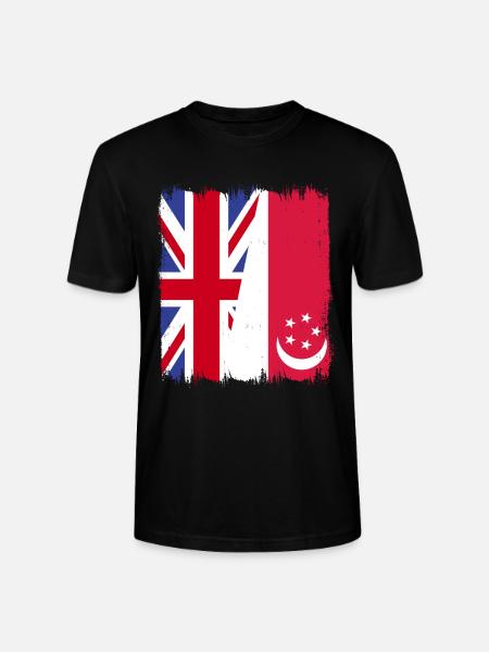 Singapour, Royaume-Uni - T-shirt bio CRAFTER Stanley Stella Unisexe - noir